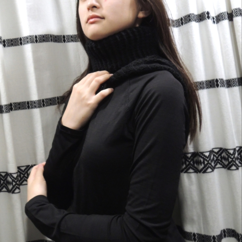 Luxury Hand Crochet Hooded Cowl